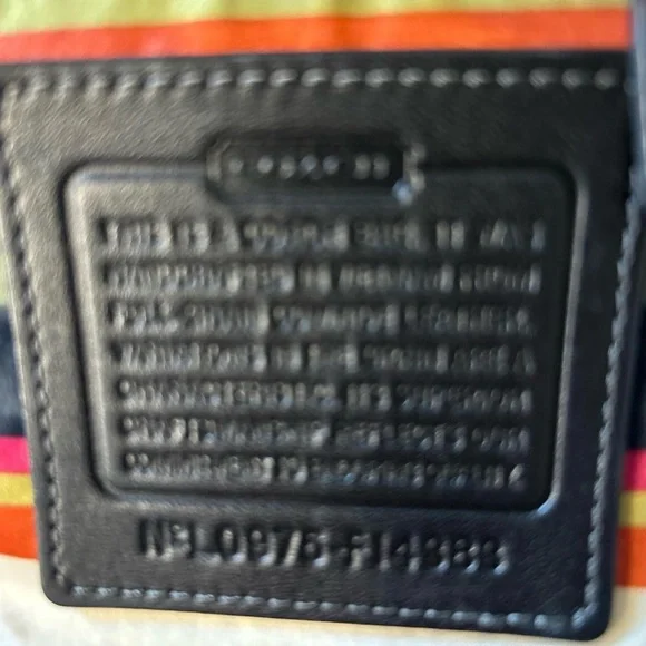 Coach Bleeker Legacy Stripe Glove Tanned Leather Tote - Picture 4 of 7